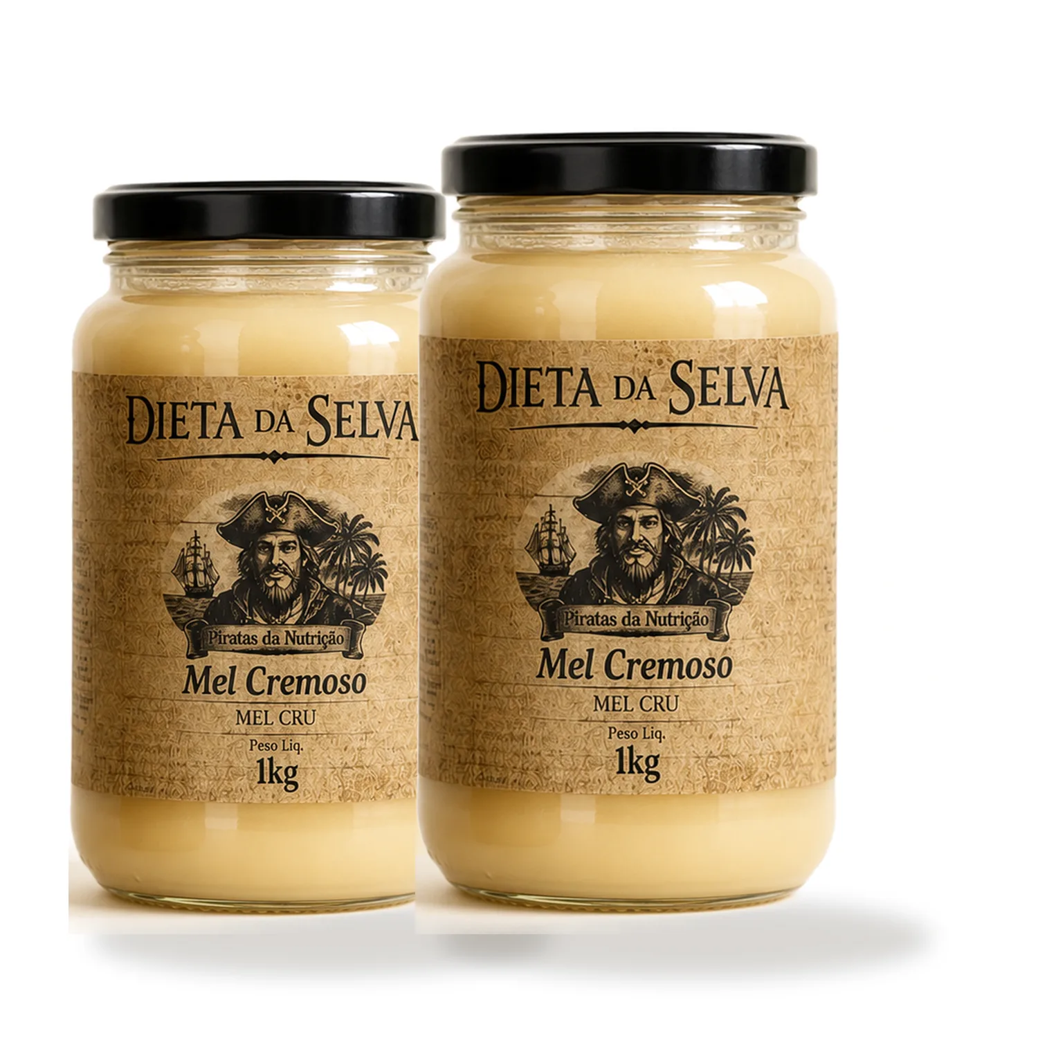 Combo 2 potes — mel cru da Dieta da Selva