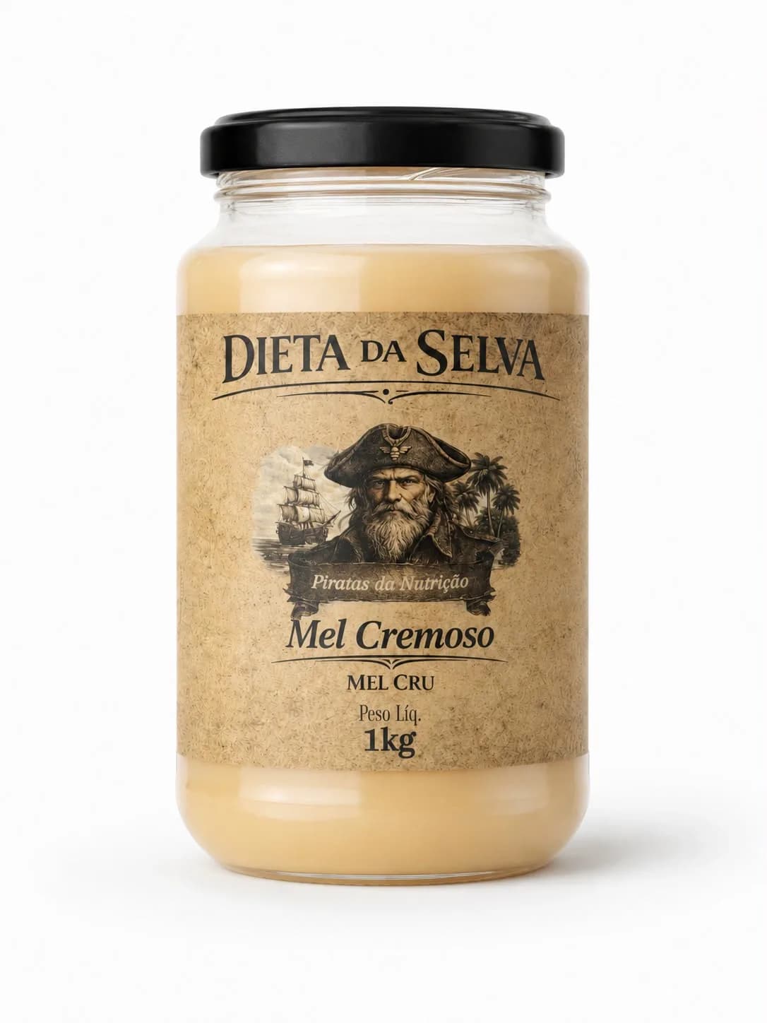 Mel Cremoso 1 kg — mel cru da Dieta da Selva